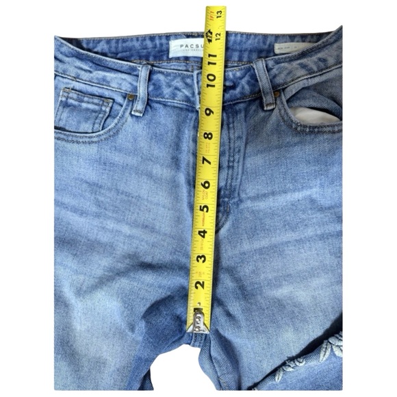 PacSun Mom Jeans Women's 25 Raining Daisy Flowers Embroidered - Picture 5 of 6